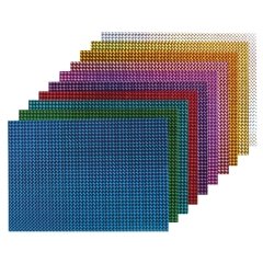 Bigpoint Metalik Renkli Karton 50x70cm Mavi 10'lu Poşet