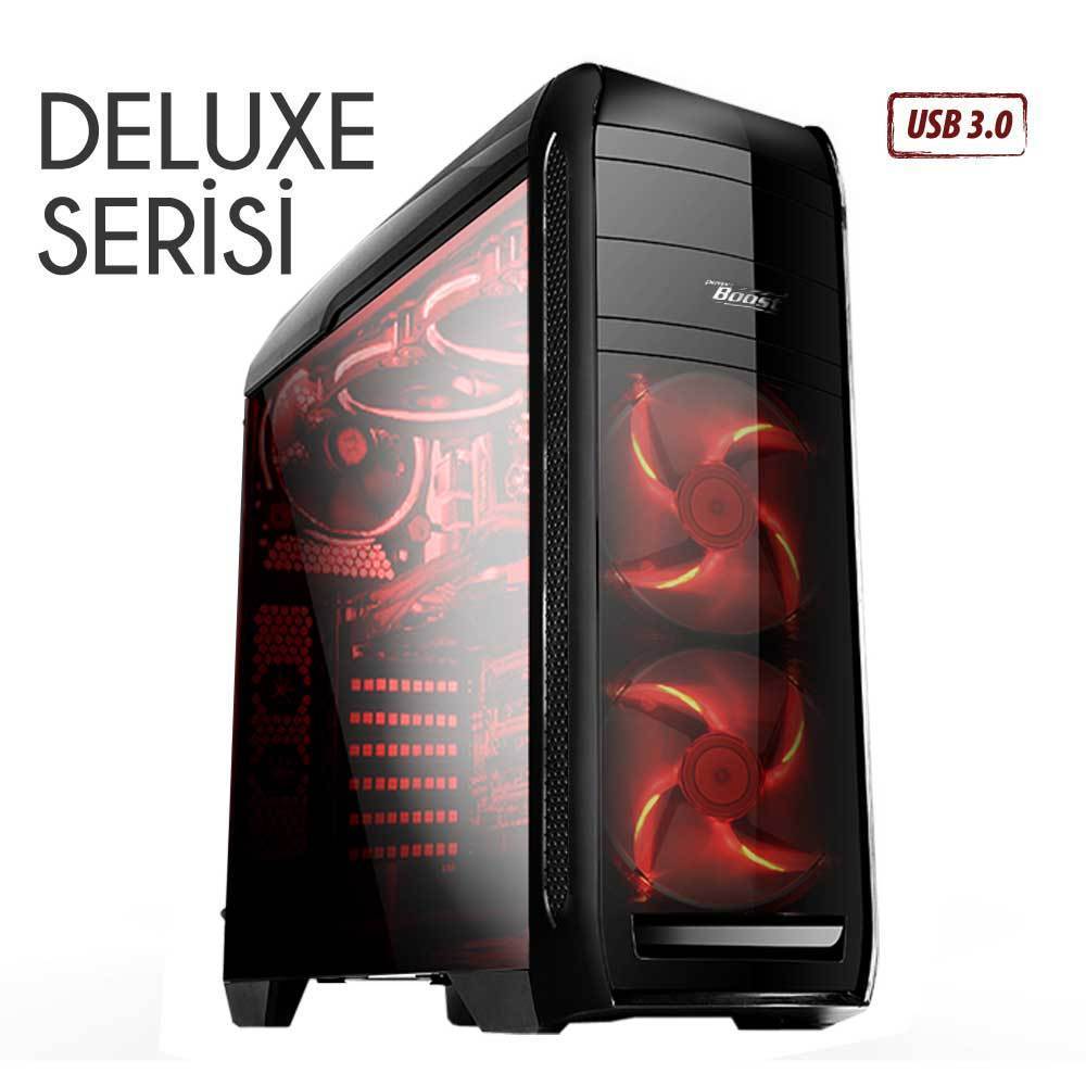 Power Boost VK-G1009B USB 3.0 Pencereli 500W Gaming Kasa