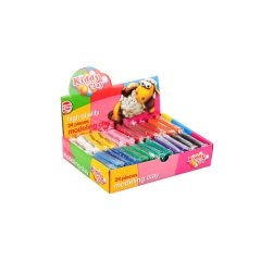 Kiddy Clay Kurumayan Model Hamuru (Plastilina) 60 Gram 24'lü Stand