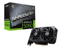 MSI GEFORCE RTX 5060 TI 8G SHADOW 2X OC GDDR7 128B DX12 PCIE 5.0 X16 (3XDP 1XHDMI)