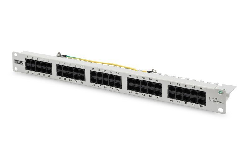 Digitus  DN-91350-1 19'' 50 port CAT-3 Zırhsız