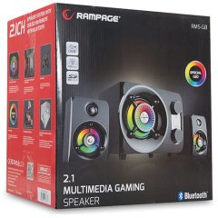 RAMPAGE RMS-G8 2+1 25W B.TOOTH+USB GAMİNG SPEAKER