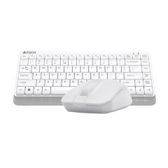 A4-Tech FG1112 Beyaz Q Mini Kablosuz Klavye-Mouse