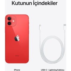 APPLE İPHONE 12 MİNİ 64GB MGE03TU/A KIRMIZI ( DİST