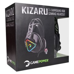 GamePower Kizaru Siyah 7.1 Surround RGB Gaming Kulaklık