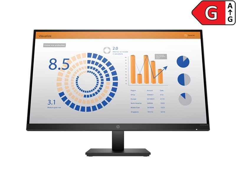 HP 27'' P27q G4 8MB11AA 5ms Hdmi IPS