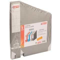 Bigpoint Karton Kutu Klasör Gri 6'lı Paket