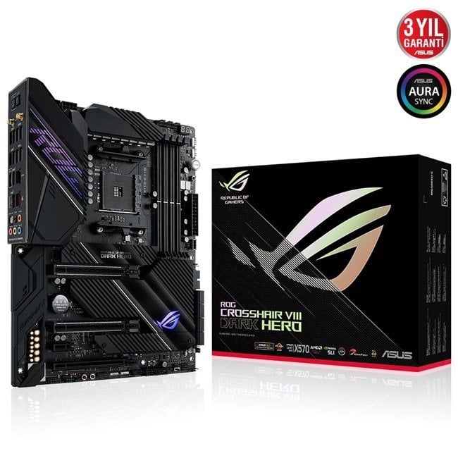Asus Rog Crosshair VIII Dark Hero X570 AM4 DDR4