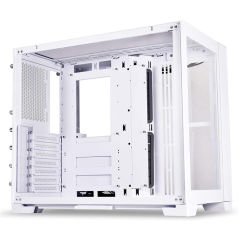 Lian Li O11 Dynamic Mini Snow White O11D MINI-S Temperli Cam USB 3.1 Type-C Beyaz ATX Mini-Tower Gaming Kasa