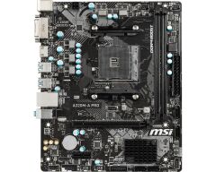 MSI A320M-A Pro AM4 Ryzen DDR4 Dvi Hdmi