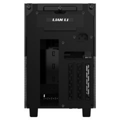 Lian Li Q58 Black Q58X4 PCIe 4.0 Riser Kablolu Mesh Temperli Cam USB Type-C Siyah Mini-ITX Kasa