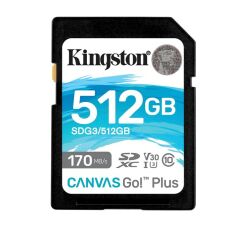 Kingston 512G SDXC Canvas Go+ 170MB/s SDG3/512GB