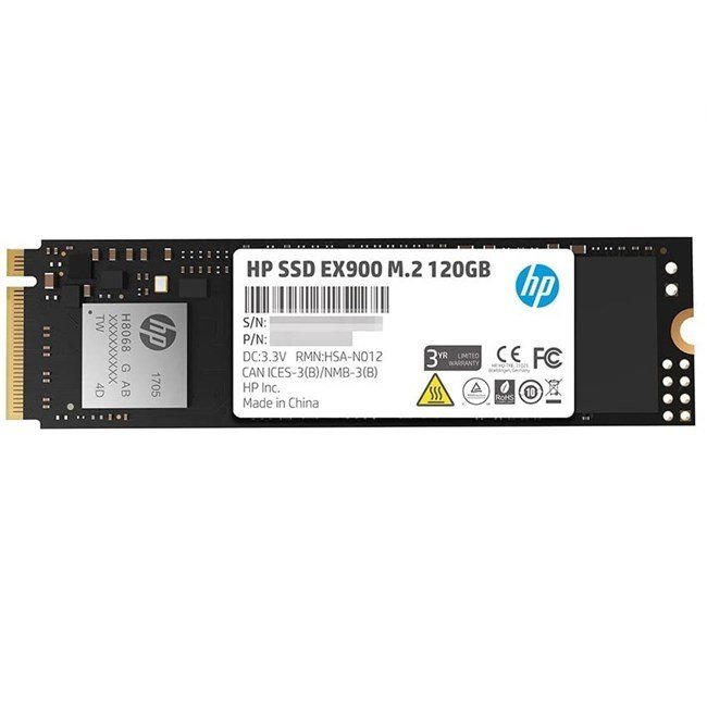 HP 120GB EX900 M.2 NVMe 1900/650 2YY42AA