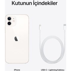 APPLE İPHONE 12 MİNİ 64GB MGDY3TU/A BEYAZ ( DİST )
