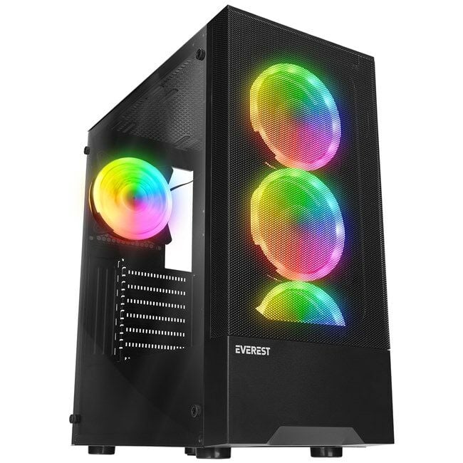 Everest 600W-Peak ( Dusk ) TG RGB Fan Midi Tower