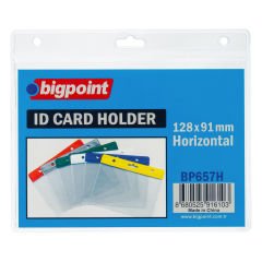 Bigpoint Kart Poşeti Yatay Şeffaf 128x91mm 100'lü Poşet