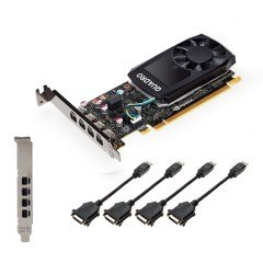 Pny Quadro P1000 4G GD5 V2 128B 4mDP(mDP to DVI-D)