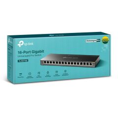 Tp-Link TL-SG116E 16-Port Gigabt Unmanaged Pro Sw