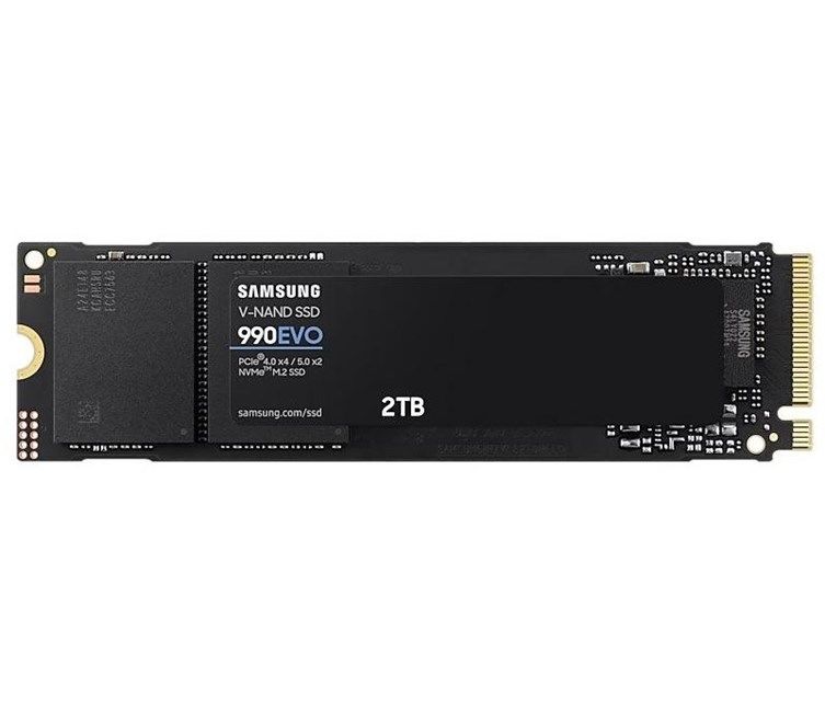 Samsung 990 Evo 2TB M.2 NVMe SSD (5000-5000MB/s)