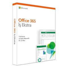 MS OFFICE 365 İŞ EKSTRA TR KUTU KLQ-00437(1 Yıllık)