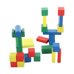 Hongji Ahşap Bloklar 80 Parça (Kovalı)