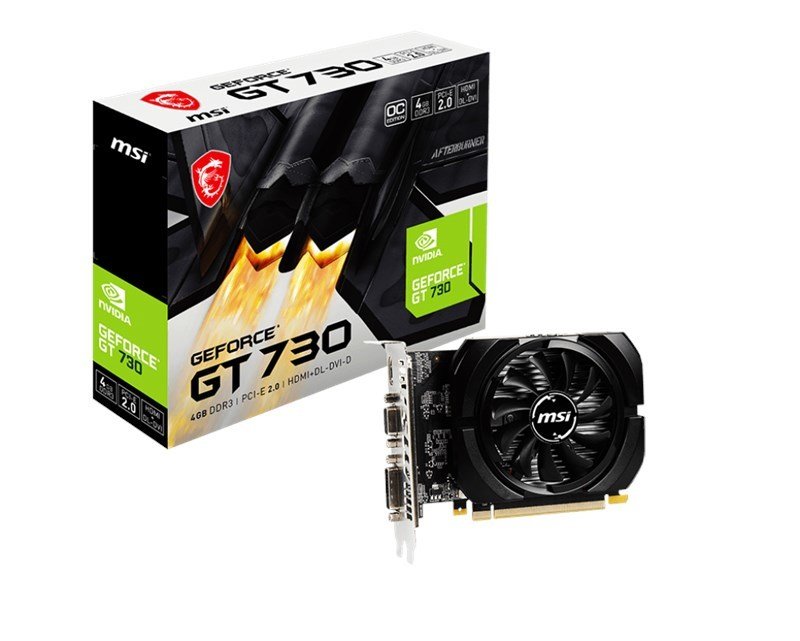 MSI GeForce GT 730K 4GB DDR3 N730K-4GD3/OC 64Bit