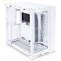 Lian Li O11 Dynamic Evo White O11DEW Temperli Cam ARGB USB Type-C Beyaz E-ATX Mid-Tower Gaming Kasa