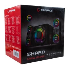 RAMPAGE RMS-311 SHARD 2+1 80W RGB LED GAM SPEAKER