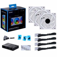 LIAN LI UNI FAN INFINITY 120-3 BEYAZ KASA FANI