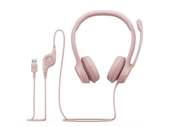 Logitech H390 Kablolu Mikrofonlu Kulak Üstü Kulaklık Pembe 981-001281