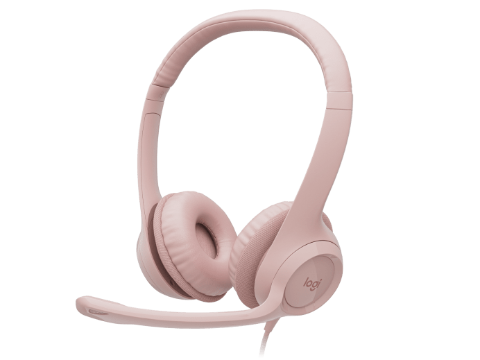 Logitech H390 Kablolu Mikrofonlu Kulak Üstü Kulaklık Pembe 981-001281