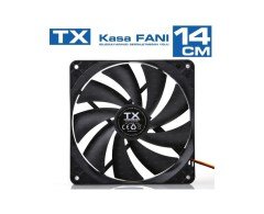 TX TXCCF14BK 14cm Sessiz Kasa Fanı
