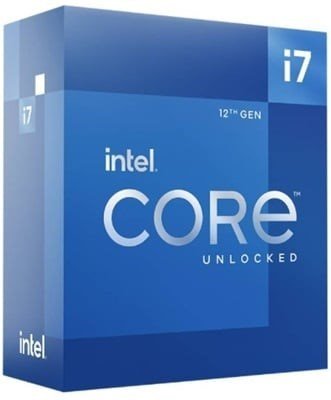 Intel Alder Lake i7 12700KF 1700Pin Fansız (Box)