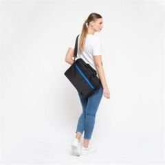 Classone W-TX10FM WTXpro Su Geçirmez Kumaş, Notebook Çantası - Siyah/Mavi