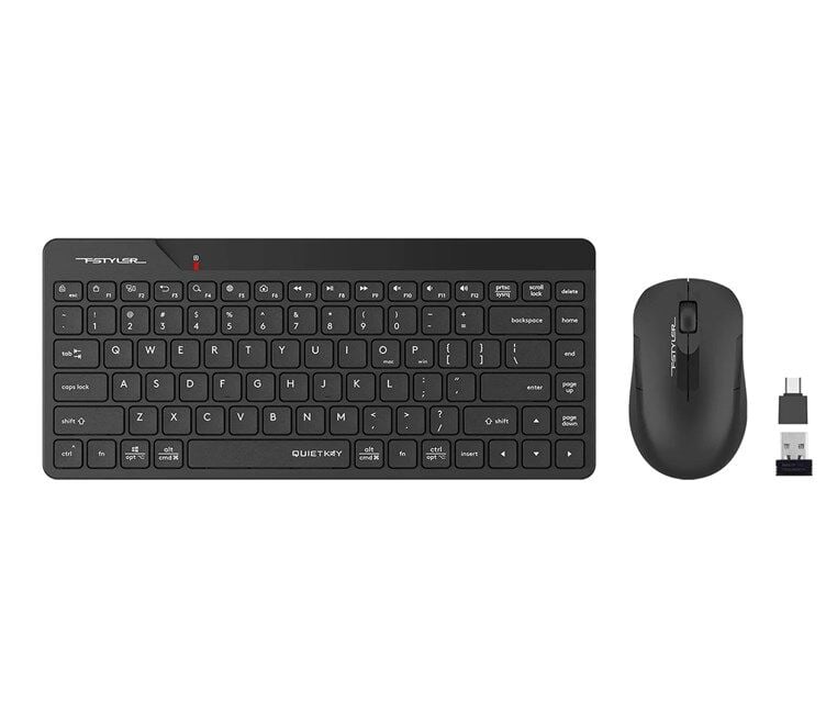 A4-Tech Kablosuz Set Mini Siyah (FG2200 AIR2)