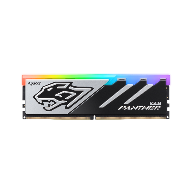 Apacer Panther RGB 16GB (1x16GB) 5600MHz CL40 DDR5 Gaming Ram (AH5U16G56C5229BAA-1)