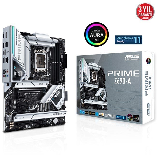 Asus Prime Z690-A D5 1700P Hdmi Dp