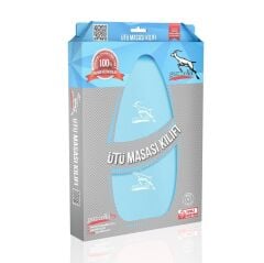 Gazzella SY STX 3285 D Ütü Masası Kılıfı - Mavi, Keçeli, Isıya Dayanıklı 135x50 cm