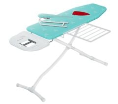 Gazzella Squad Luxe Ütü Masası - Çamaşırlıklı, Kol Aparatlı, Silikon Altlıklı, 42x120 cm (SM GZM 900 L)