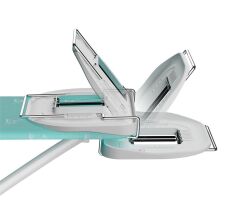 Gazzella Squad Luxe Ütü Masası - Çamaşırlıklı, Kol Aparatlı, Silikon Altlıklı, 42x120 cm (SM GZM 900 L)