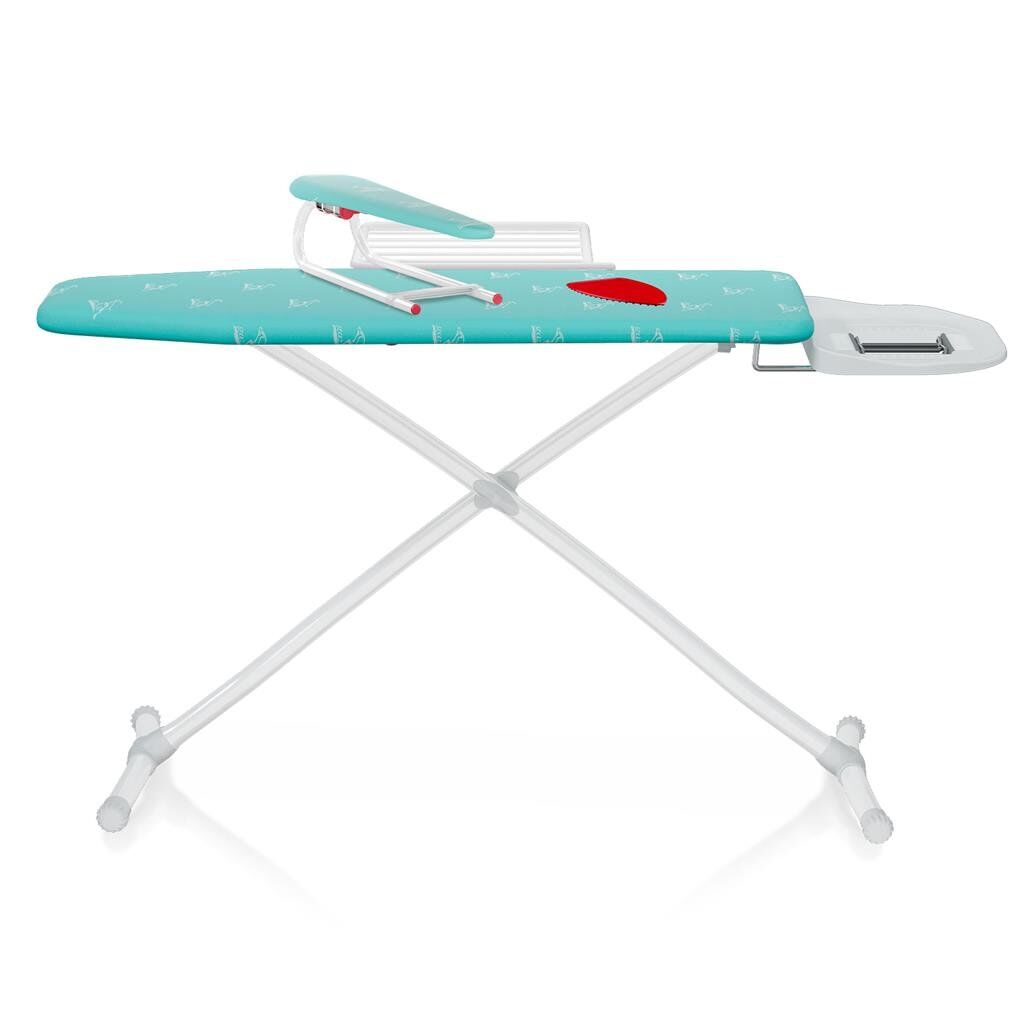 Gazzella Squad Luxe Ütü Masası - Çamaşırlıklı, Kol Aparatlı, Silikon Altlıklı, 42x120 cm (SM GZM 900 L)