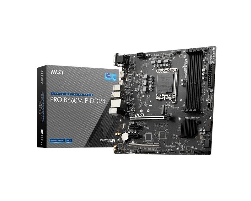 MSI Pro B660M-P D4 1700P Vga Hdmi Dp