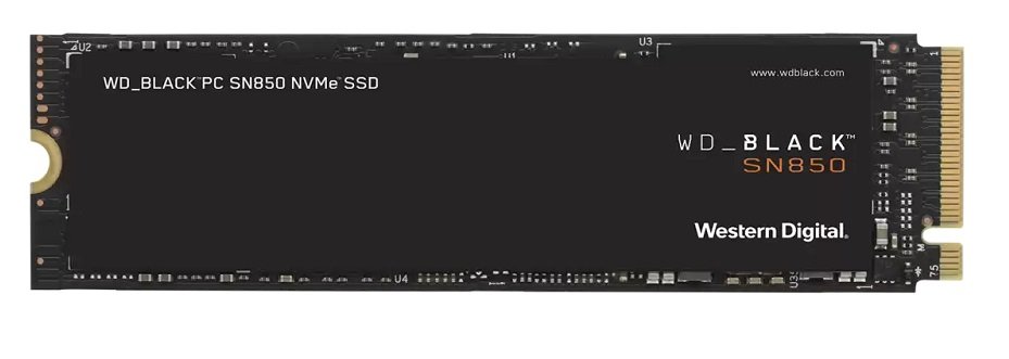 500GB WD BLACK SN850 M.2 7000/ 4100MB/s WDS500G1X0E SSD