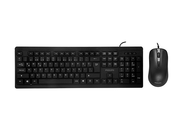 PHILIPS SPT6254/62 Q TÜRKÇE KABLOLU KLAVYE-MOUSE SET