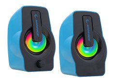 RAMPAGE RMS-G7 FALSETTO GAMİNG USB MAVİ SPEAKER