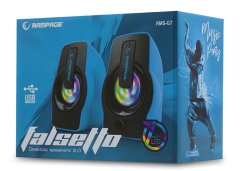 RAMPAGE RMS-G7 FALSETTO GAMİNG USB MAVİ SPEAKER