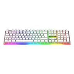 GameBooster G918 Fire Storm RGB Aydınlatmalı Mavi Sw. Mekanik Beyaz Oyun Klavyesi