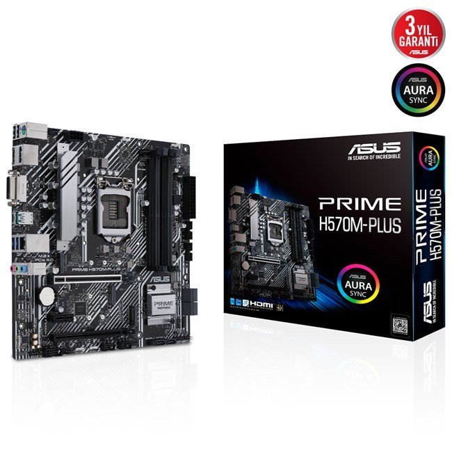 Asus Prime H570M-Plus 1200P Dvi Hdmi Dp
