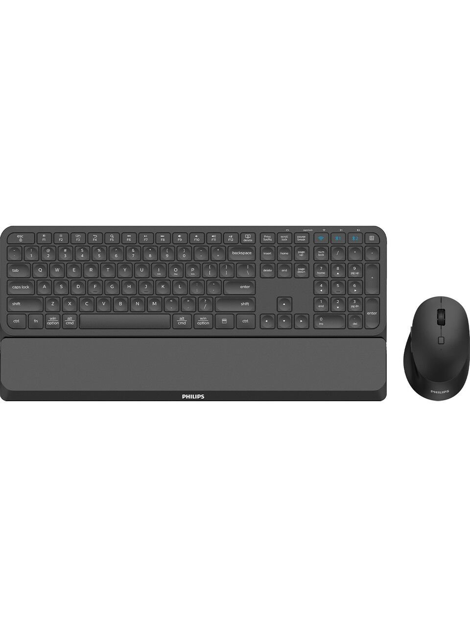 PHILIPS KABLOSUZ  KLAVYEMOUSE SET SPT6607 SİYAH
