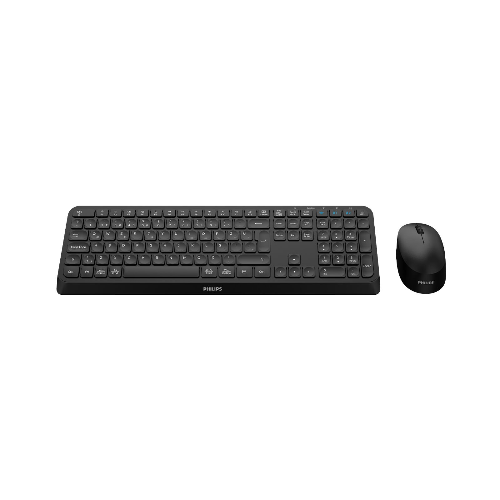 PHILIPS KABLOSUZ  KLAVYEMOUSE SET SPT6407 SİYAH